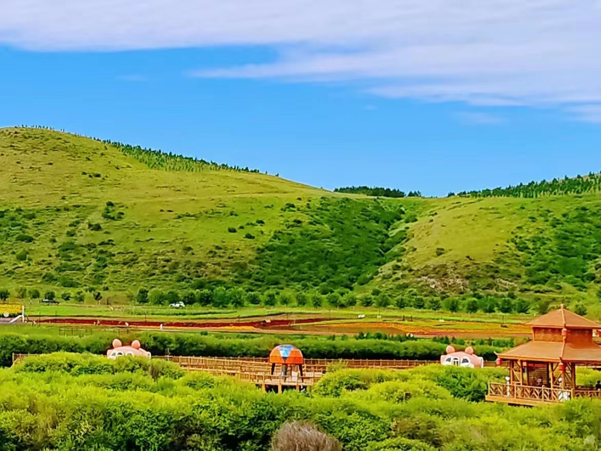 多伦湖星空帐篷